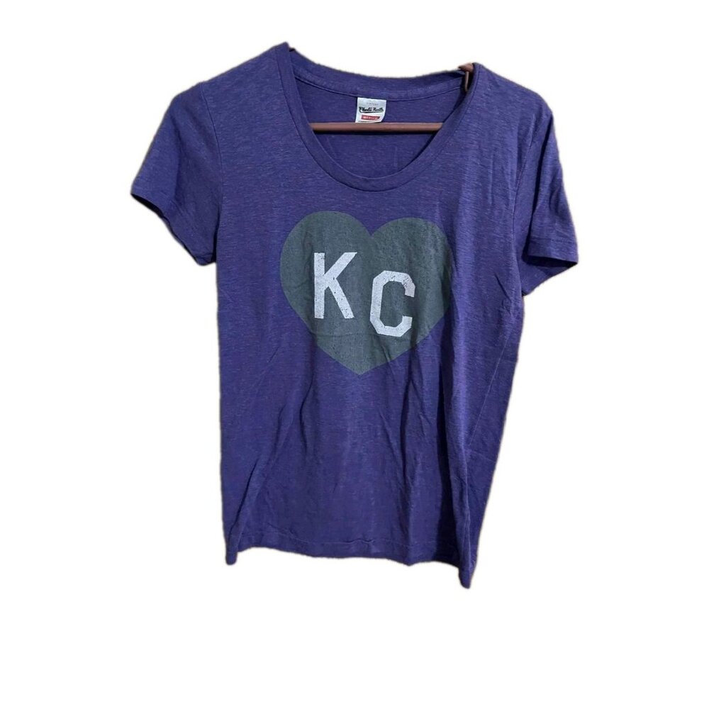 Vintage Charlie Hustle Kansas State Wildcats Purple Kc‎ Tshirt Size M